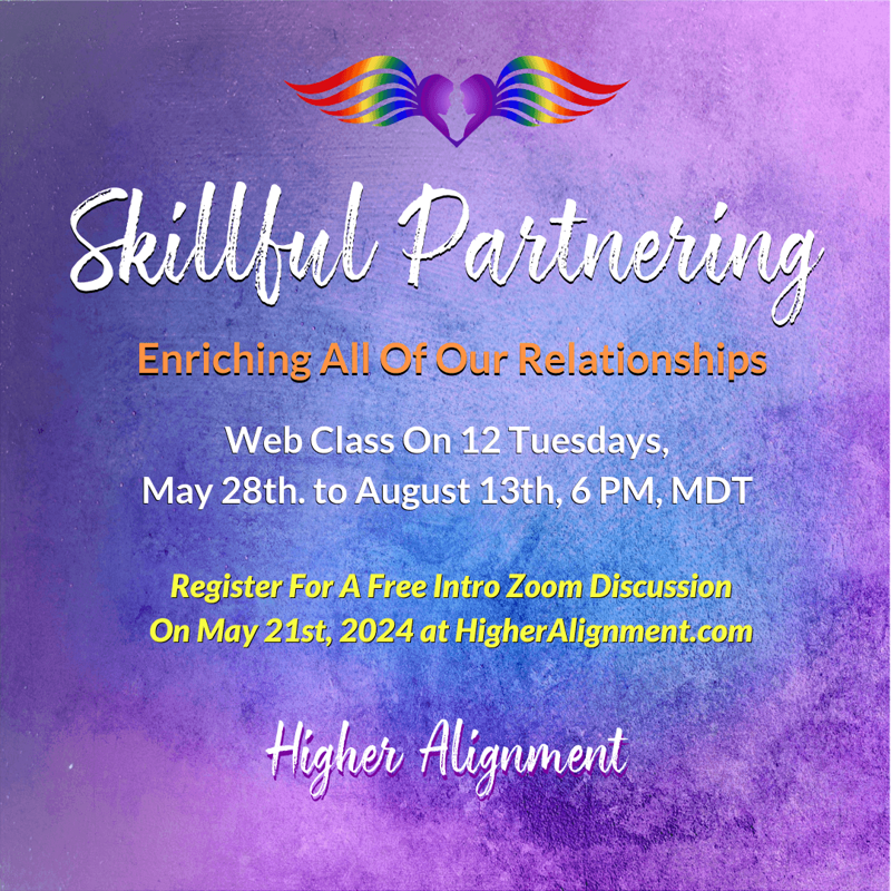 Picture of ***** Skillful Parterning 2024 ***** Tuesdays 5/28 - 8/13 @ 6 pm MDT