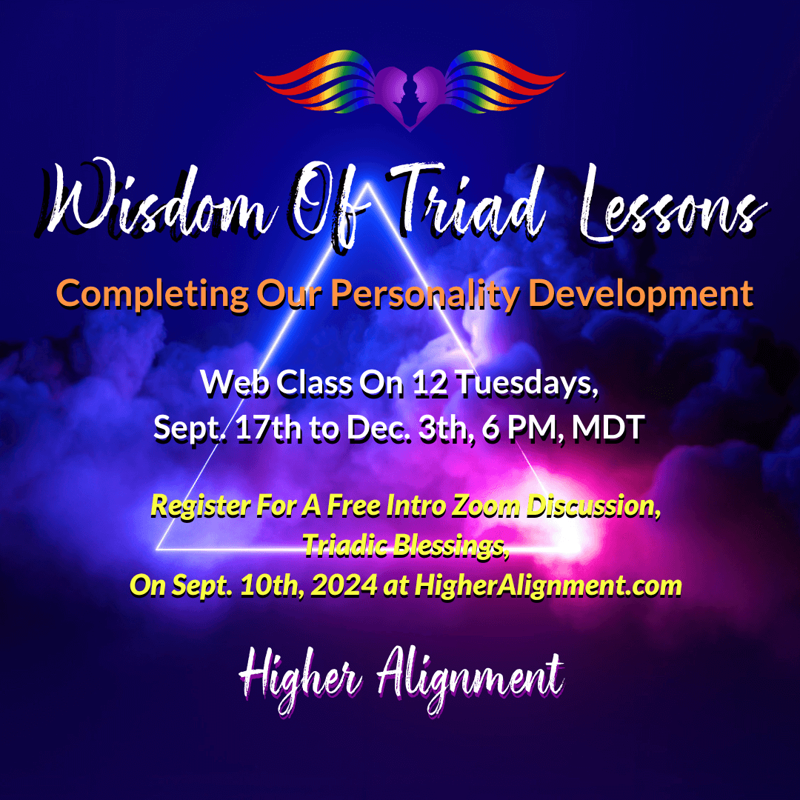 Picture of *** Wisdom of Triad Lessons *** Tuesdays 9/17 - 12/3 @ 6 pm MT