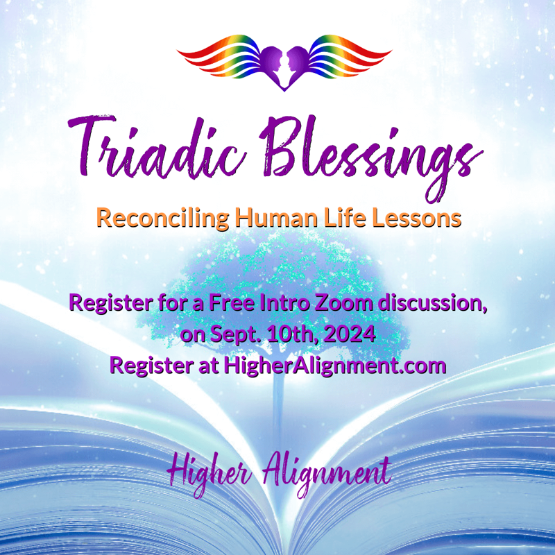 Picture of *Triadic Blessings: Reconciling Lessons*  FREE INTRO 9/10 @ 6 pm MDT